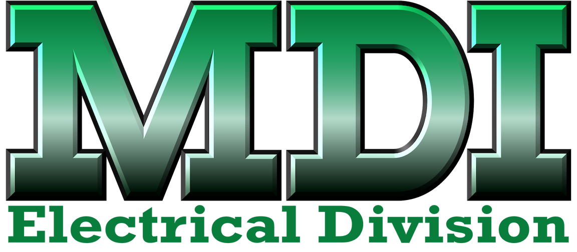 Logos MDI Green Text Solid Electrical (PNG)