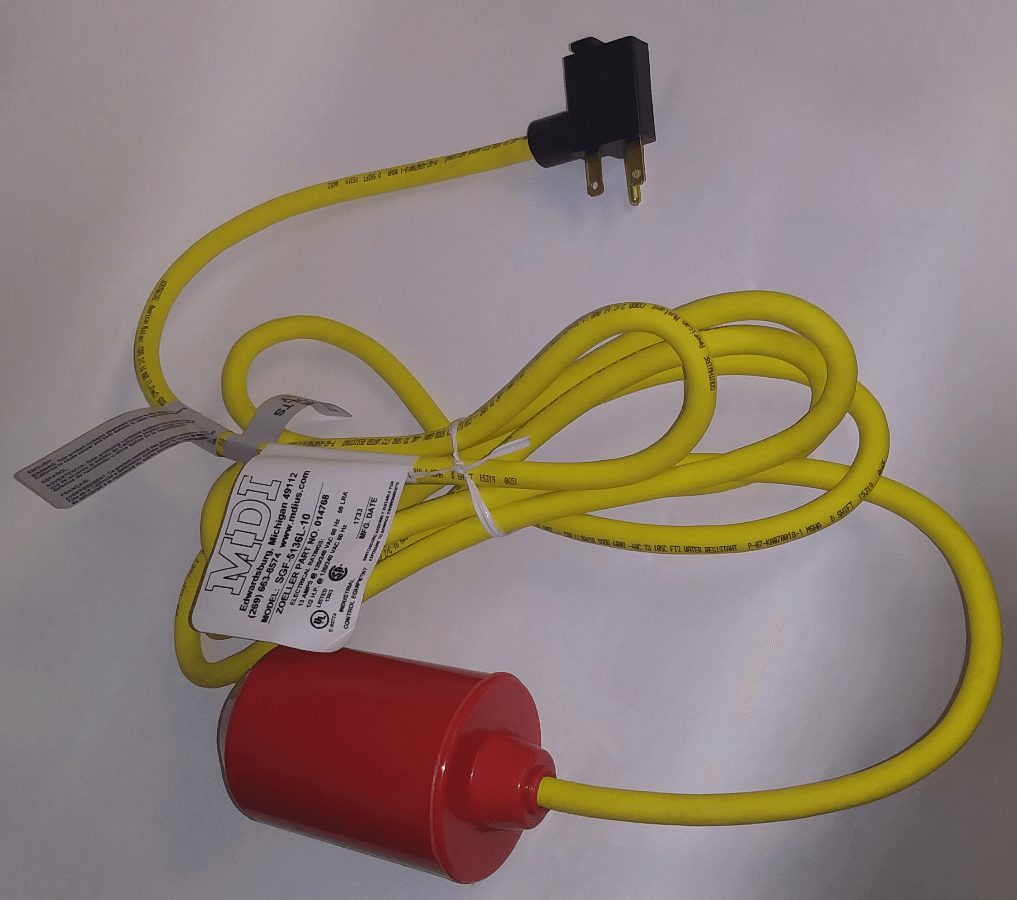Pump Duty High Temperature Float Switch Normally Open Wide Angle 9