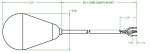 MDI Avocado DPST Float Dimensions