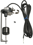 Vertical Float Switch - 30 Foot - 1 to 6 Inch Pumping Range - Normally Closed - Skived Cord Ends