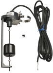 Vertical Float Switch - 20 Foot - 1 to 6 Inch Pumping Range - Normally Closed - Skived Cord Ends