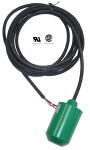 Pump Duty Float Switch - 50 Foot - Double Throw - Wide Angle - Skived Cord Ends