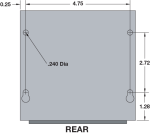 SSR 3HPR Dimensions Backside