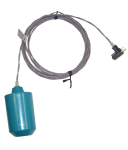 High Temp Float Switch - 50 Foot - 225°F/107°C - Normally Open - Wide Angle - 120 VAC Piggyback Plug