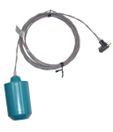 High Temp Float Switch - 30 Foot - 225°F/107°C - Normally Open - Wide Angle - 120 VAC Piggyback Plug