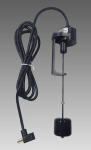 Vertical Float Switch - 10 Foot - 2 Inch Pumping Range - Normally Open - 120 VAC Piggyback Plug