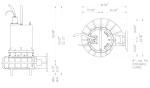 Champion Non-Clog CP8NC Series Dimensions