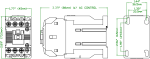 CC22 AC Control Dimensions