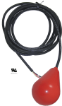Pump Duty Avocado Float Switch - 10 Foot - Double Throw - Wide Angle - Skived Cord Ends