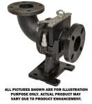 Base Elbow - Horizontal - 3.00 Inch ANSI - Accepts 2.50 Inch ANSI or 3.00 Inch ANSI - Flo Pro