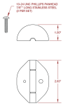 MDI External Weight Dimensions