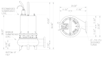 Champion Non-Clog CP6NC Series Dimensions