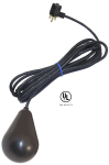 Pump Duty Avocado Float Switch - 50 Foot - Normally Open - Wide Angle - 240 VAC Piggyback Plug