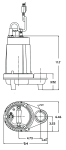 Champion Effluent Pump Dimensions