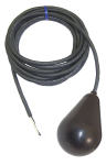 Mercury (Hg) Pilot Duty | Control Panel Avocado Float Switch - 30 Foot - Normally Open - Narrow Angle - Skived Cord Ends