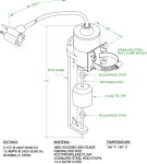 MDI Vertical Switch Dimensions