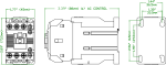 Carlo Gavazzi CC22 AC Control Dimensions