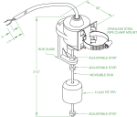 MDI Vertical Switch Dimensions