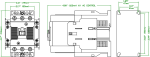 Carlo Gavazzi CC65 AC Control Dimensions
