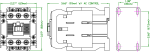 Carlo Gavazzi CC40 AC Control Dimensions