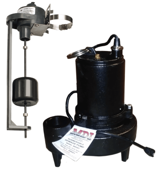 MDI MD500T 1/2HP Pump with a Vertical Switch