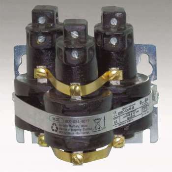 3 Pole Normally Open 35 AMP Dimensions with T-Top